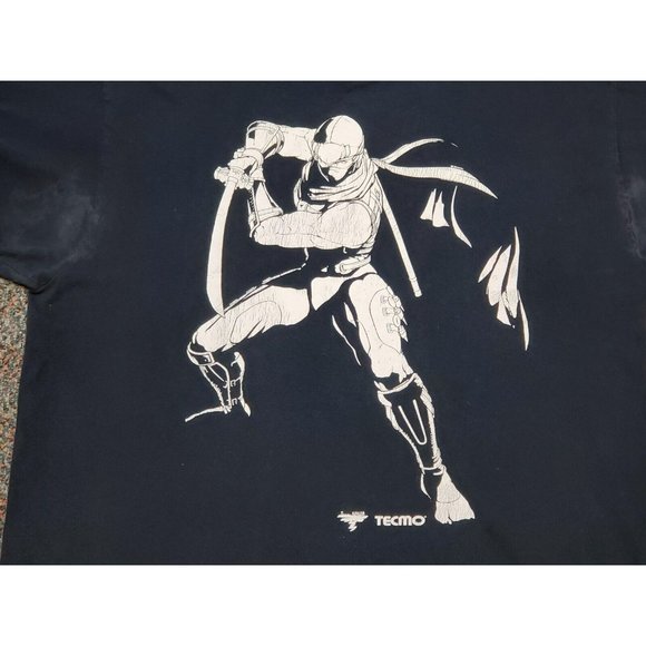 Vintage Tecmo Team Ninja T-Shirt Men's Size XL Fruit of the Loom - Picture 3 of 12